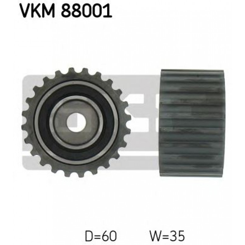 VKM 88001 SKF Ролик модуля натягувача ременя